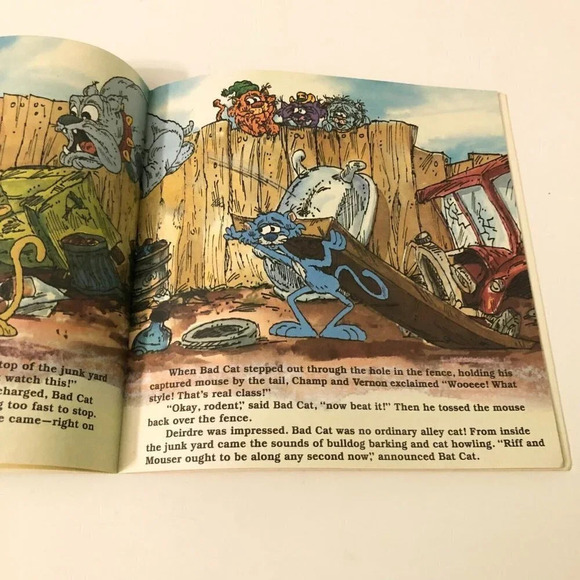 Vtg 1983 Bad Cat Movin In Book David Vincent Jack White - Picture 10 of 15
